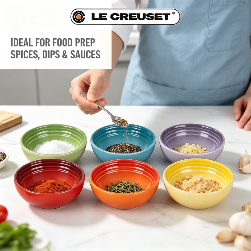 Meal Prep Bowl - 르 크루제 6개 세트 그라데이션 스톤웨어