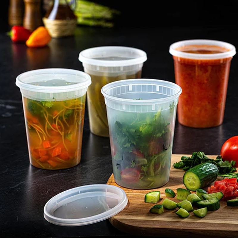 Meal Prep Bowl - 뚜껑이 있는 식품 보관 용기, 냉동고