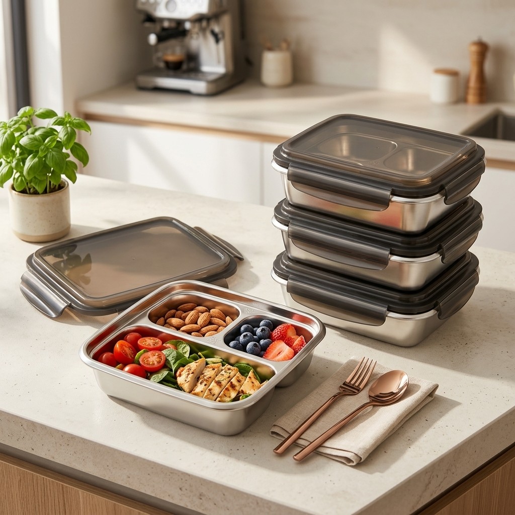 대용량 뚜껑있는 도시락통 전자레인지 사용 가능 누수 방 - Meal Prep Bowl 리뷰 및 가격
