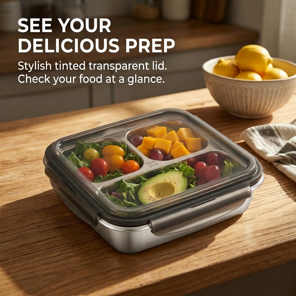 대용량 뚜껑있는 도시락통 전자레인지 사용 가능 누수 방 - Meal Prep Bowl 리뷰 및 가격