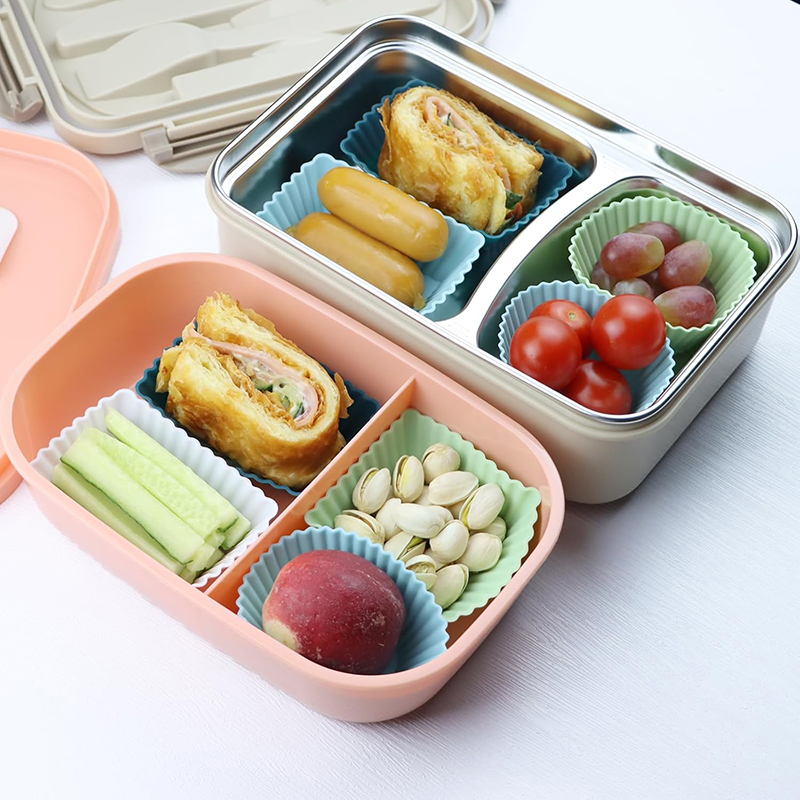 재사용 가능한 실리콘 컵케이크 베이킹 컵, 붙지 않는  - Meal Prep Bowl 리뷰 및 가격