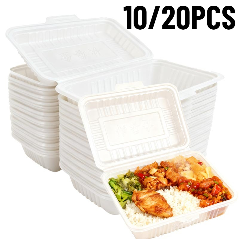 10/20PCS 일회용 도시락 상자 플라스틱 샐러드 샌 - Meal Prep Bowl 리뷰 및 가격